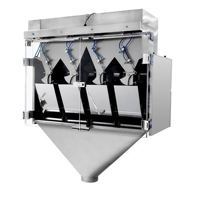 700*1200*2800мм Линейная взвешивающая автоматическая зерноупаковочная машина с пластиковым материалом