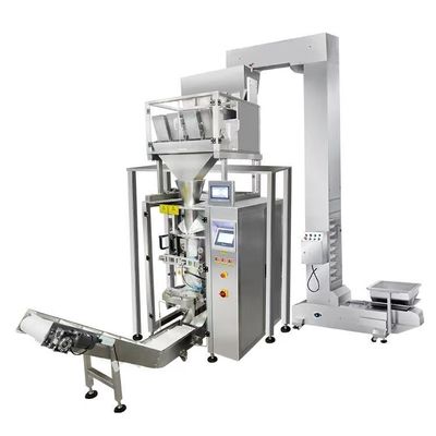 700*1200*2800мм Линейная взвешивающая автоматическая зерноупаковочная машина с пластиковым материалом