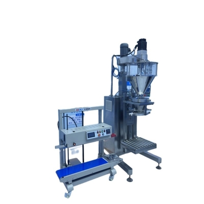 220V Semi-Auto Flour Powder Auger Filler for Premade Liner Plastic Bag Sealing Machine (Семь автоматических мукомольных пудровых наполнителей для предварительно изготовленной пластиковой упаковки)